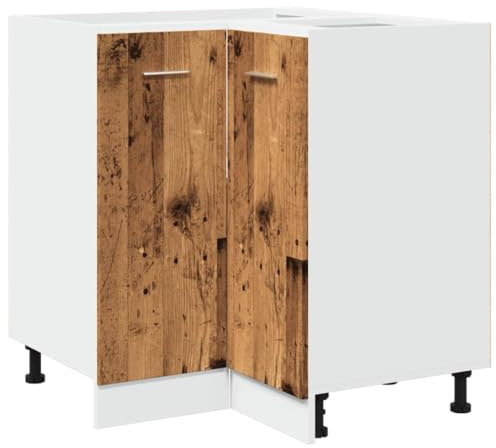 vidaXL Küchenschrank Lyon Altholz-Optik 75,5x75,5x81,5 cm Holzwerkstoff