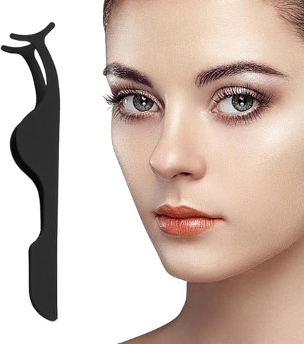 False Lash Pinzette, 1 Stück Wimpern Applikator Pinzette Clip Nipper Falschem, Volumen Wimpernverlängerung Tragen Entferner Lockenwickler Make-up Gebogene Spitze Clip Set Klemme