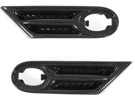 Bremslicht Seitenmarkierung für Maker-Anzeige-LED für Signallicht für BMW für MINI für COOPER R56 R57 R58 R59 2007–2013 OEM 63137260202 63137260201 Kfz-Rücklichtbaugruppen(Carbon Black Cover)