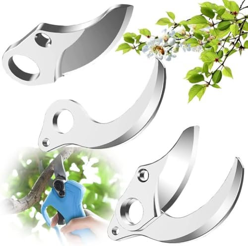 HWGANX Ersatzklinge Für Profi-Gartenschere Elektrisch, 2er-Pack Für Elektrische Astscher SK-5 Hartstahl Für Elektrische Astschere Feste Klinge Und Bewegliche Klinge-A Set of Blades||30/35/40mm