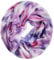Gloop Loop Schlauchschal für Damen Schal Tuch seidig-luftig leicht mit buntem Muster Print (Lila 00959a3)