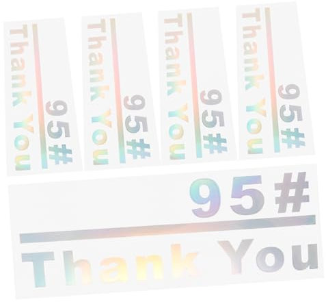 SEWOART 5 Stück Autoaufkleber Tankdeckelaufkleber Tankaufkleber Für Autos 95 Tankaufkleber Selbstklebend Witterungsbeständig