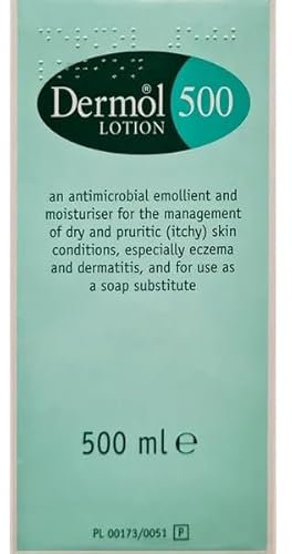 Moisturising Soap Substitute for Dry and Itchy Skin, 500 Lotion, 500ml | Emollient Lotion for Dry, Itchy or Irritated Skin – Soap Substitute & Moisturising Support, 500ml |