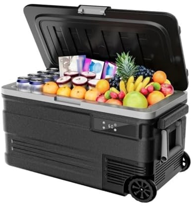 75L Portatile Auto Frigorifero Compressore Frigorifero Congelatore Cooler Ice Box Keep Cool Per Campeggio Pesca Escursione Camion Barca
