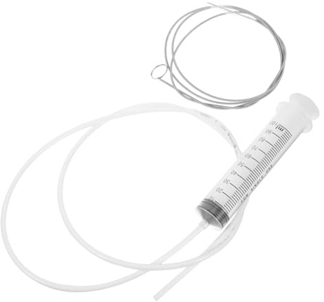 INOOMP Refrigerator Drain Hole Cleaning Tool with Long Handle and Dredging Brush Easy to Use Fridge Drain Cleaner for Efficient Clog Removal Odor Elimination and Leak Prevention in Home