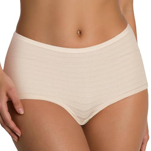 Speidel Cotton & More Damen Panty 3er-Pack – Elastischer, Feine Baumwollmischung mit Dezenter Streifenoptik, Flache Abschlüsse & Nahtlos für Bequemen Sitz – Perfekt für Jeden Tag