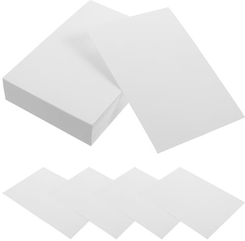 BCOATH 100 Blatt Weißes Fotopapier für Drucker mit Glänzender Oberfläche und Glattem Finish zum Drucken von Fotos und Künstlerischen Gestaltungen