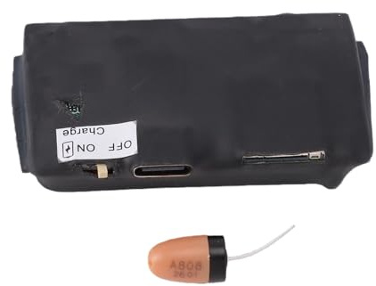 Versteckter Ohrhörer, Leichter Bluetooth-Kopfhörer mit GSM-Modul, Tragbarer, Unsichtbarer In-Ear-Empfänger für Bühnenauftritte, Konferenz-Hosting-Kommunikation