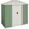Hoggar Abri de Jardin en métal Nybro 2.43m2 - Garantie 10 Ans - 121x201x190cm