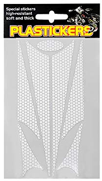 Quattroerre 5722 Aufkleber-Set für Motorrad, Kunststoff, Weiß