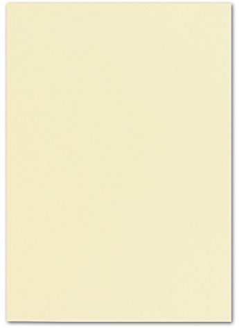 200 DIN A4 Bastelkarton - Vanille (Creme) - 240 g/m² - 21 x 29,7 cm - Ton-Papier Bastelkarte Fotokarton FarbenFroh