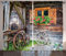 ABAKUHAUS Rustikal Rustikaler Vorhang, Urlaub auf dem Bauernhof Land, Wohnzimmer Universalband Gardinen mit Schlaufen und Haken, 280 x 225 cm, Grün Braun