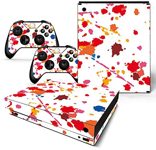Skin Skin Skin für Xbox One X Konsolen-Fernbedienung, Vinyl, Aufkleber für Xbox One X weiß