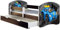 ACMA Kinderbett Jugendbett mit Einer Schublade und Matratze Wenge mit Rausfallschutz Lattenrost II 140x70 160x80 180x80 (04 Blaue Auto, 180x80 + Bettkasten)