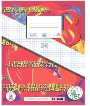 ÖKO Plus Heft quart kariert 40 Blatt