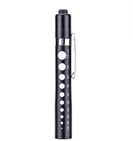 Diagnostikleuchte Pupillenleuchte Medizinische Penlight (1/2-STÜCK), Wiederverwendbare Diagnostische LED Stiftlampe Taschenlampe Lichtgriffel mit Taschenclip für Krankenschwestern Ärzte