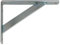 Amig - Regalwinkel Edelstahl | Metallwinkel für Regale | Regalhalterung | Farbe Verzinkt | Maße: 600 x 375 mm | Empfohlenes max. Gewicht: 250 kg