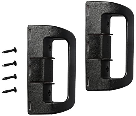 TonGass Türgriffe für Wohnmobil-Kühlschrank, obere und untere Tür, kompatibel mit Dometic Kühlschrank, obere und untere Tür, DM2652, DM2852, DM2862, DM2662 und DM2663, Schwarz, 2 Stück