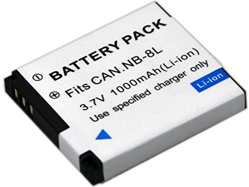BTBAI Camera Battery for NB-8L NB8L PowerShot A3000 A3100 A3200 A3300 IS Digital k1a