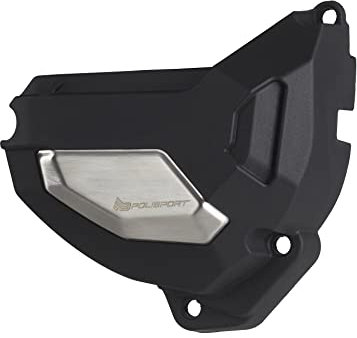 POLISPORT 8486200001 - Lichtmaschinenabdeckungsschutz aus widerstandsfähigem Kunststoff kompatibel mit Motorräder Honda in Farbe Schwarz