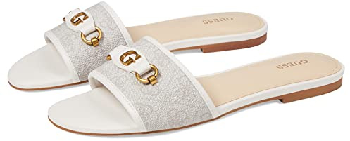 GUESS Sandalo Hammi Donna, Grigio tortora., 5.5 UK