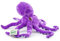 Zappi Co Peluche 100% recyclée, Pieuvre Violette (35cm de Long) Douce, câline, écologique Collection d'animaux pour Nouveau-né Premier Enfant
