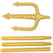 ABOOFAN Le Trident De Neptune Costume De Fourchette du Diable Bâtons du Diable Fourchette De Fête Accessoire De Trident du Diable Accessoire De Fourche Diable Plastique Bal De Jouet
