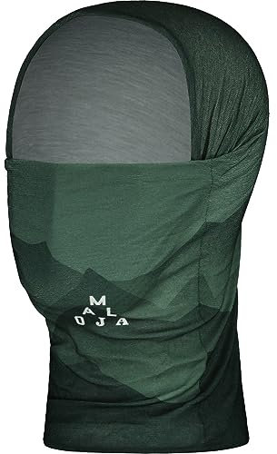 Maloja Lupicinom. Sturmhaube Grün - PrimaLoft Schnelltrocknende elastische PrimaLoft Silver Sturmhaube, Größe One Size