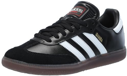 Adidas Unisex Samba Indoor Soccer Shoes Core Black/Cloud White/Vivid Red - IH6000