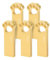 Clé USB 32 Go [Lot de 5], Cle USB Lovely Pendrive 32 Go Cartoon Flash Drive USB 2.0 Imperméable Mémoire Stick Pen Drive pour Ordinateur, PC, Tablette Stockage de données (Or)