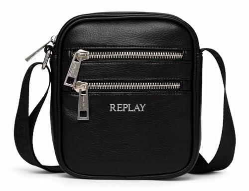 Replay Umhängetasche Crossbody Bag Black schwarz