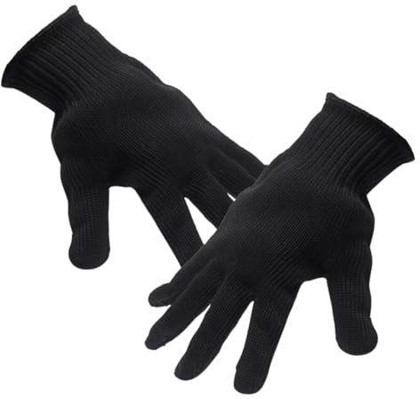 Schnittfeste Handschuhe Paar Schutzstufe 5 für Küchenarbeiten Schwarz