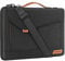 DOMISO 13 Zoll Laptop Hülle Tasche Wasserdicht Business Aktentasche tragen Umhängetasche für Acer Aspire/Swift, ASUS Vivobook/Zenbook 14, Schwarz