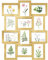 SONGMICS Cadres Pêle-Mêle, 12 Cadres pour Photos 10x15 cm, Galerie Photo Murale, Multi-Cadres, Décoration Murale, Doré Clair RPF026A01