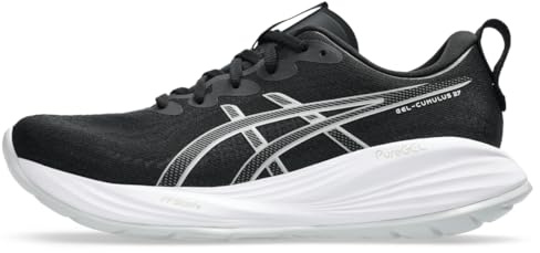 ASICS Women's Gel-Cumulus 27 Running Shoes, Black/Concrete, 40 EU
