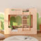 smartwood Etagenbett 100x190 Mimi BP - Leiter Rechts - Kinderbett mit Lattenrost und Rausfallschutz - Hochbett für Jungen und Mädchen - Montessori Bett - Natural Holz 190x100 cm