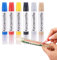 Ovaletta 6 Farben Kerzen Bemalen Set, Kerzenstifte, Wachsplatten für Kerzen, Candle Pen, Kerzenstifte zum Verzieren, Keramik Bemalen Set, je 10 ml