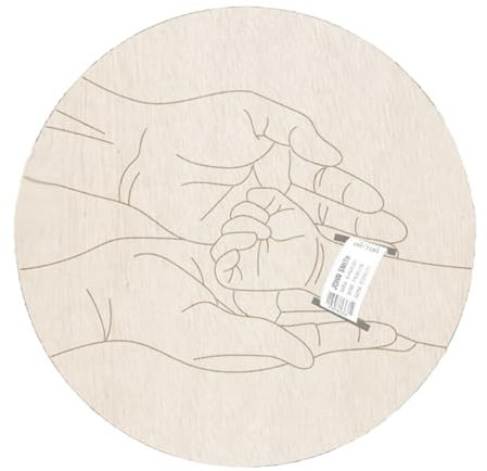 Andenken Holz für Baby Geburt Ankündigung Gravur Geburt Krankenhaus Armband Display Halter für Babyfotografie