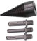 4Pcs Electric Wood Drill Bit Metal Splitter Driller Part Set 32mm for Firewood Log Specially Crafted of Drill Accurate Splitting Allowing Bit Every Say to Splits Wasted