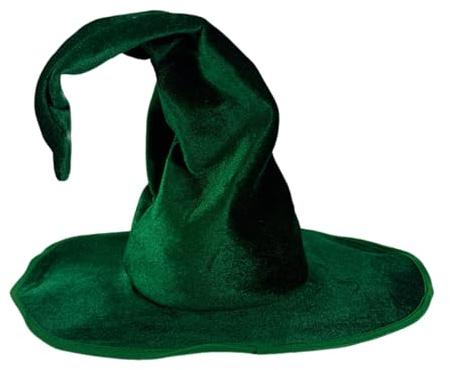 Qianderer Wicked Costumes Hexenhut für Erwachsene, schiefe Hexe, Kostüm, Halloween-Accessoire, Einheitsgröße