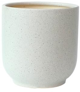 pot de fleur Pot de fleur en céramique de grand calibre, conteneur de décoration intérieure et extérieure avec trous de Drainage, jardinière for plantes, jardin de maison pots de plantes en céramique