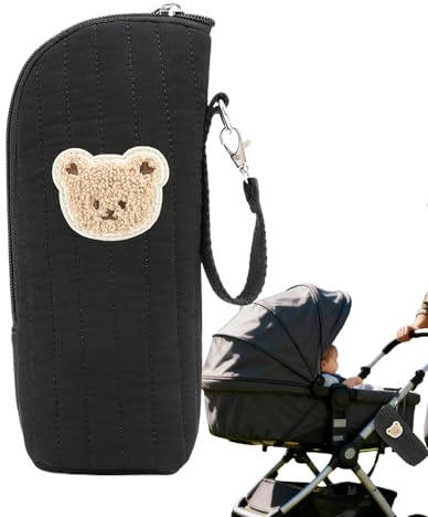 Insulated Baby Bottle Bag - Bear Design Bottle Warmer Bag, Portable Convenience Baby Tote Bags | Portable Tote for Breast Milk Storage Preservation Transport Daycare Travel Outdoor