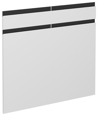 Vicco Küchenfront R-Line, Weiß, 79.2 x 70.8 cm Möbelfront für den Schubladenunterschrank