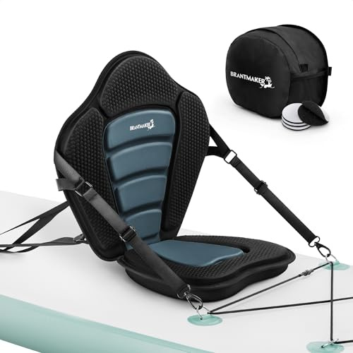 BRANTMAKER SUP Sitz für SUP Board, Kajak Sitz, Tragkraft 60KG Universeller Verdickter Stand-Up-Paddle Sitz, kompatibel mit Kanus und Ocean Kajak