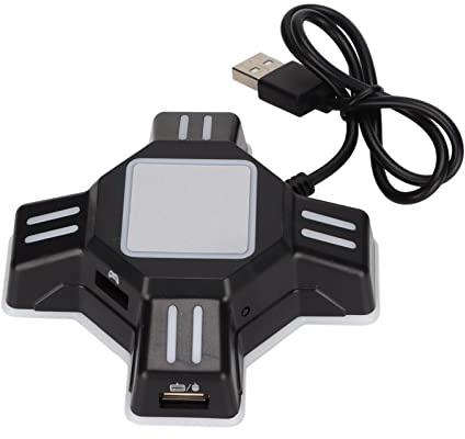 ZAICOLER Keyboard and Mouse Adapter for One Suitable for Games Black