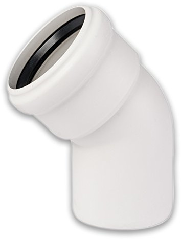 Schallgedämmtes Abflussrohr Bogen, 45° Winkel DN 110