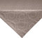 Erwin Müller Mitteldecke, Tischdecke Oberhausen, Jacquard Ranken Taupe Größe 80x80 cm - pflegeleicht, bügelleicht, mit Kuvertsaum