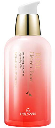 THE SKIN HOUSE Rose Heaven Toner (130ml, 4.4 fl.oz.) | Rosenextrakt | Rosenöl | Anti-Wrinkle | Feuchtigkeitsspendend