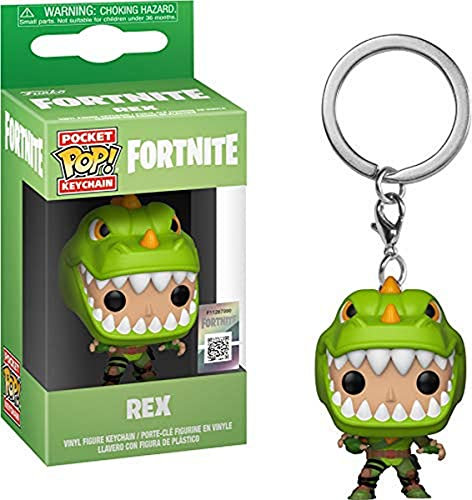 Funko POP! Keychain: Fortnite A - Rex - Mini-figurine en Vinyle à Collectionner Porte-clés Fantaisie - Cadeau de Noël - Idée de Cadeau - Produits Officiels - Video Games Fans - Mini-figurine