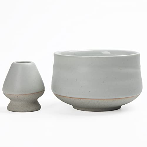 TEANAGOO Cuenco Japonés de Matcha Blanco Marfil, 510ML. MB-1 Cuenco de té Chawan Matcha, Cuenco de cerámica, Chawan, Accesorios ceremoniales tradicionales.…